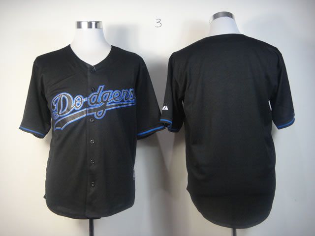 Men Los Angeles Dodgers Blank Black MLB Jerseys->los angeles dodgers->MLB Jersey
